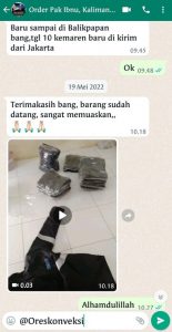 testimoni di ores konveksi